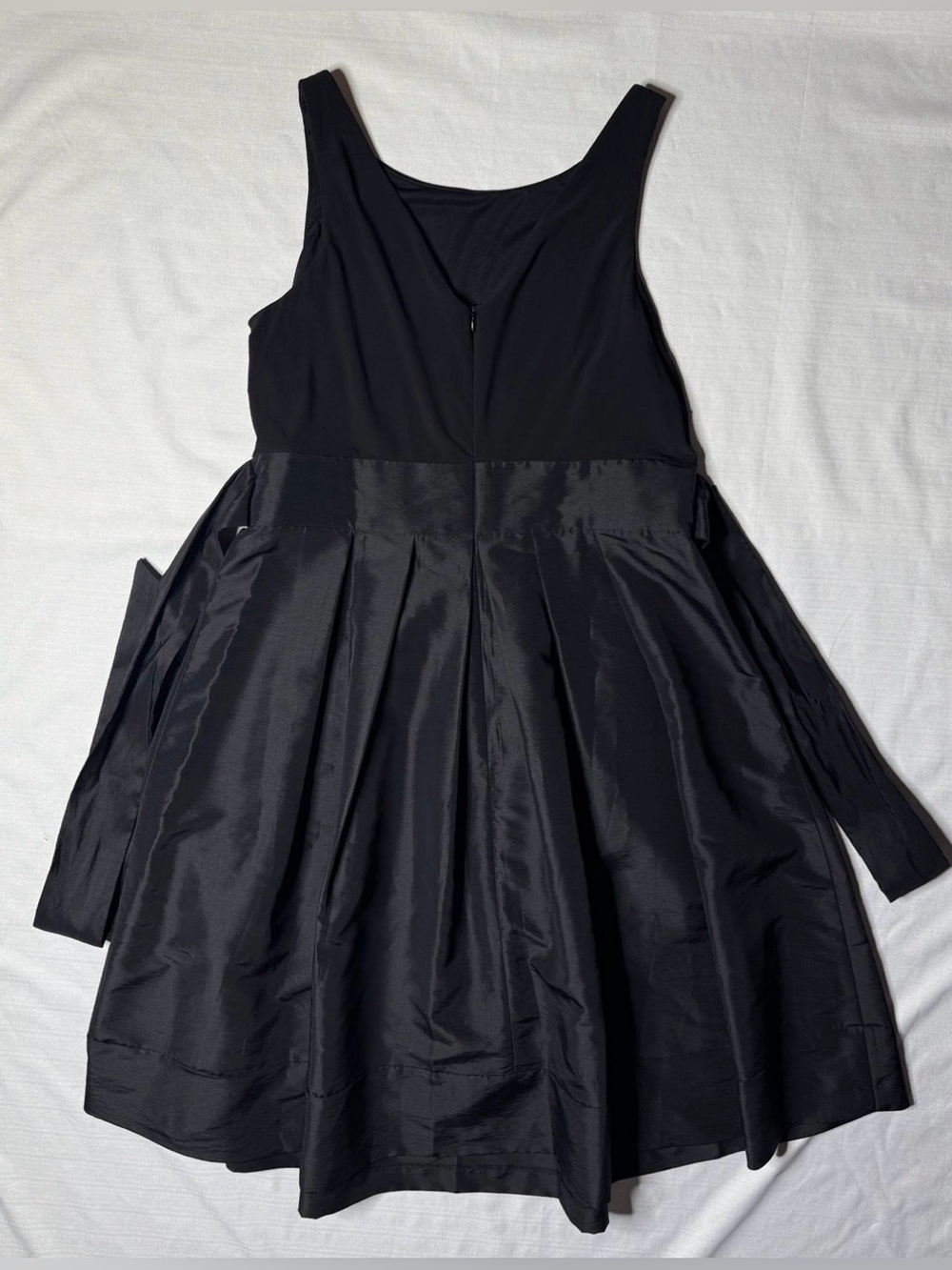 Women’s Black Label by Evan Picone Black Sleeveless Fit & Flare Dress Size 12 - Picture 9 of 9